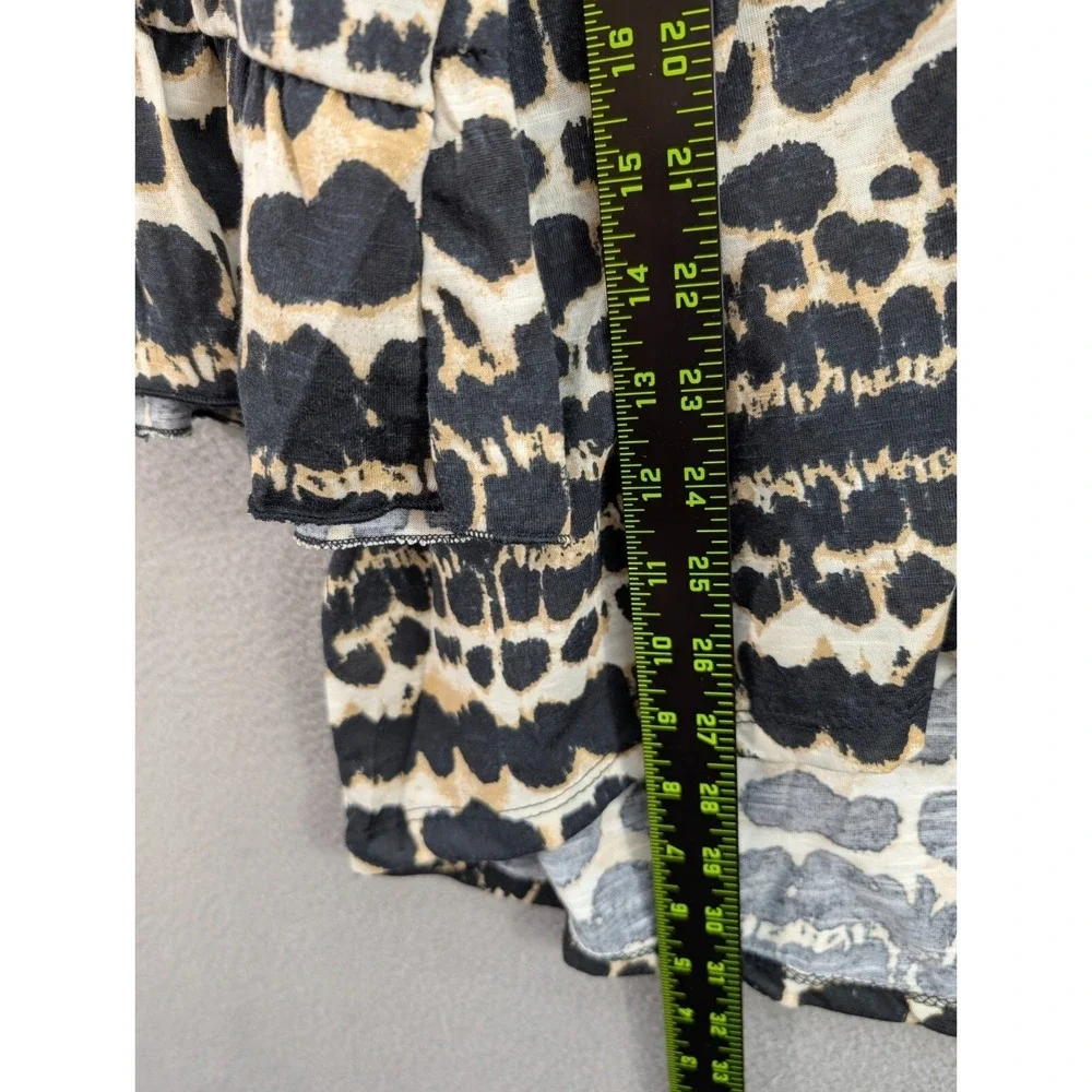 French Laundry Top Women's Size 3X Ruffle Front Bell Sleeve Vacation Boho NWT